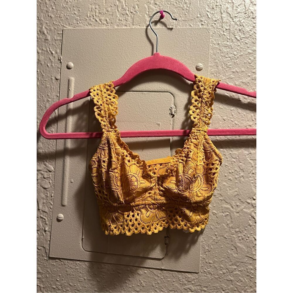 Aeropostale Mustard Yellow Bralette Woman’s Size XS